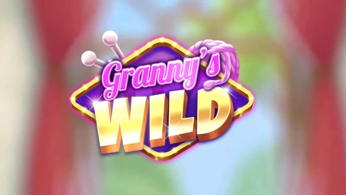Granny's Wild slot machine featuring a mischievous grandma in a neon Vegas setting