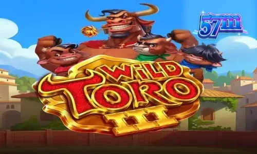Interface do slot Wild Toro 3 com o touro em destaque nas ruas da Espanha